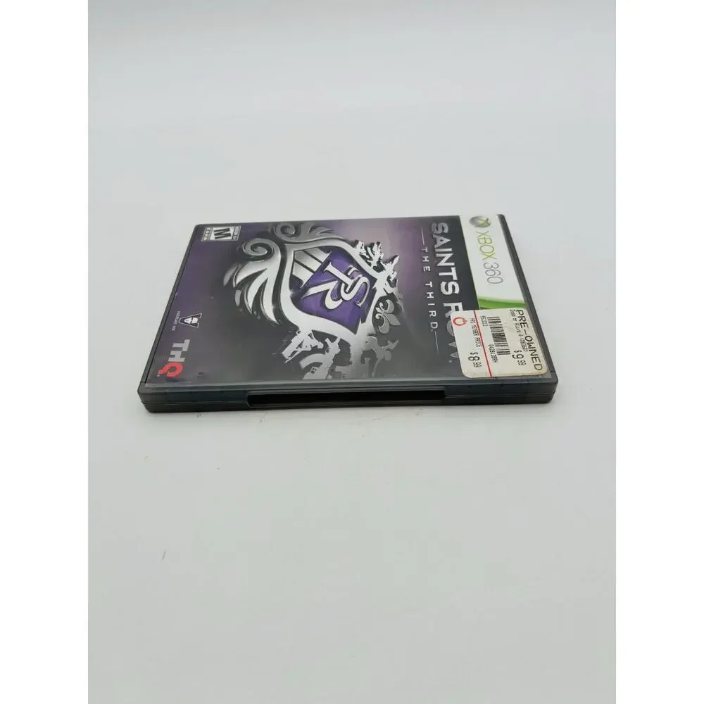 Saints Row The Third XBOX 360 2011 THQ Action Shooter Tested Complete CIB VG